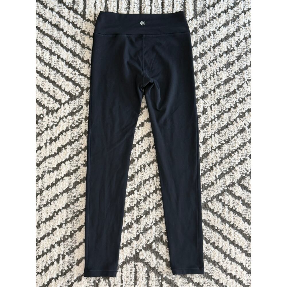 Athleta Girl Transcend Crossover 7/8 Leggings Black Medium 8-10y - Picture 4 of 4
